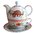 Tea for One Porzellan Tee Set mit Motiv Faultier in Geschenkbox