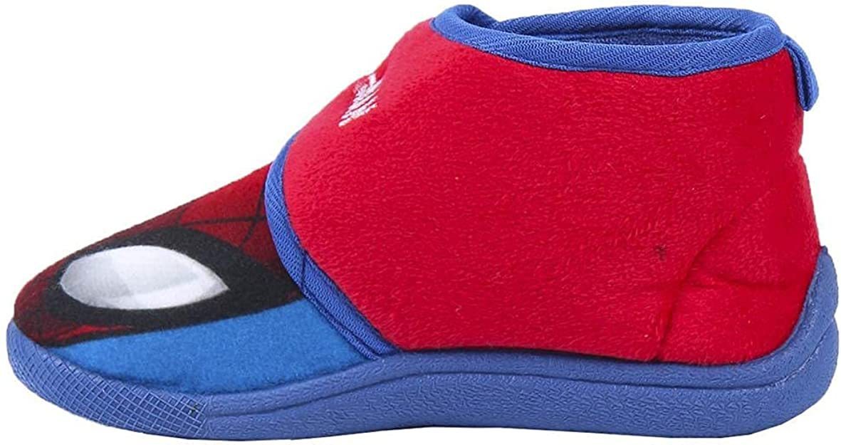 Spiderman Hausschuhe mit Klettverschluss Kinder Schuhe Gr. 23 - 28 -  Trendstern